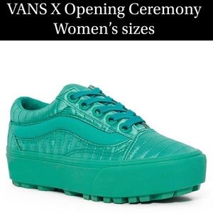 Vans x Opening Ceremony Teal Sneakers